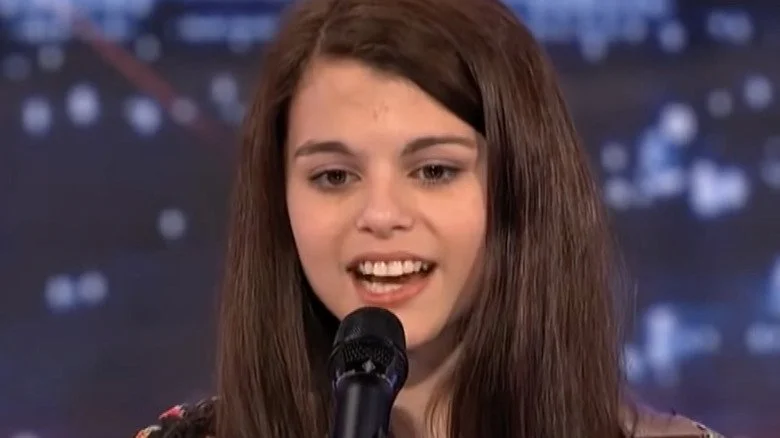 Skilyr Hicks sur la scène d America's Got Talent