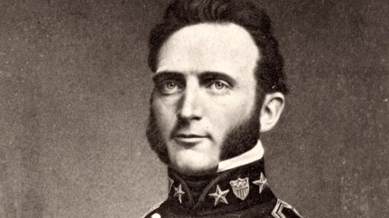 Portrait de Stonewall Jackson en uniforme, jeune