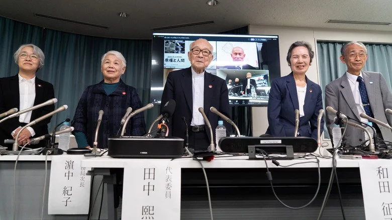 Conférence de presse des partisans Hibakusha