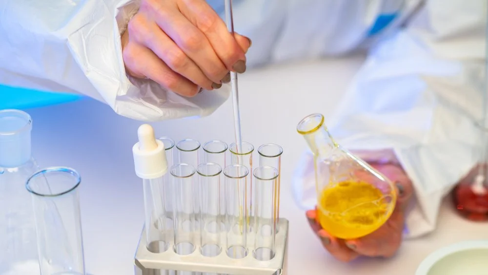 Médecin réalisant des tests