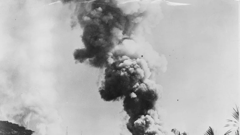 Fumée blanche tourbillonnante