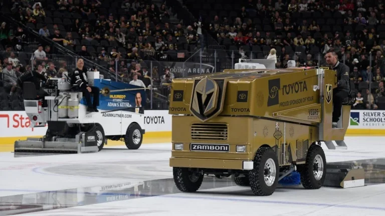 Un Conducteur de Zamboni Gagne un Match de la LNH