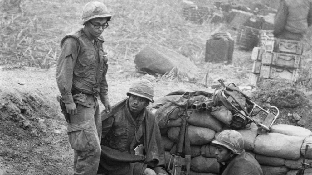 Soldats pendant la guerre du Vietnam