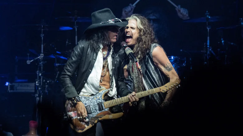 Adam Levine performing at 2019 Super Bowl