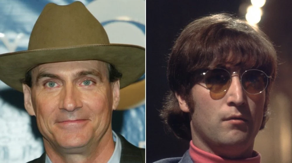 James Taylor and John Lennon