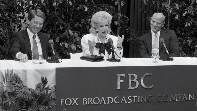 Joan Rivers lors d’une conférence annonçant la nouvelle Fox