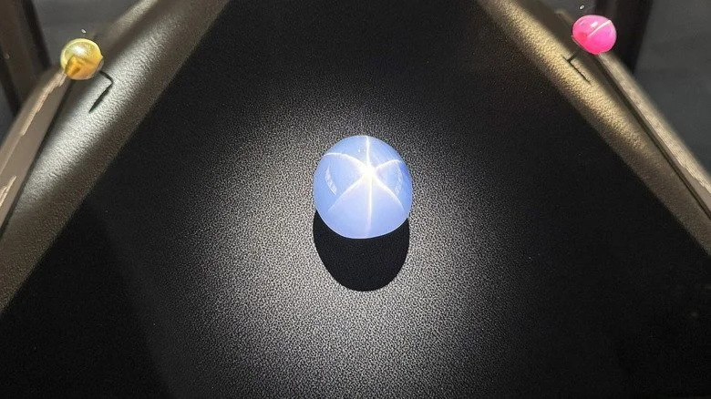 Star of India dans une vitrine du musée.