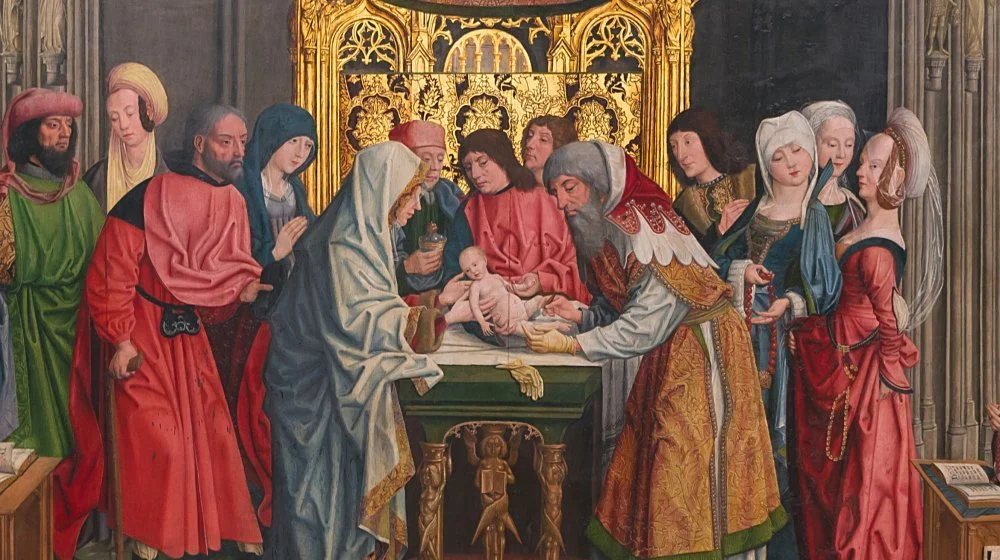 Circoncision du Christ, peinture ancienne