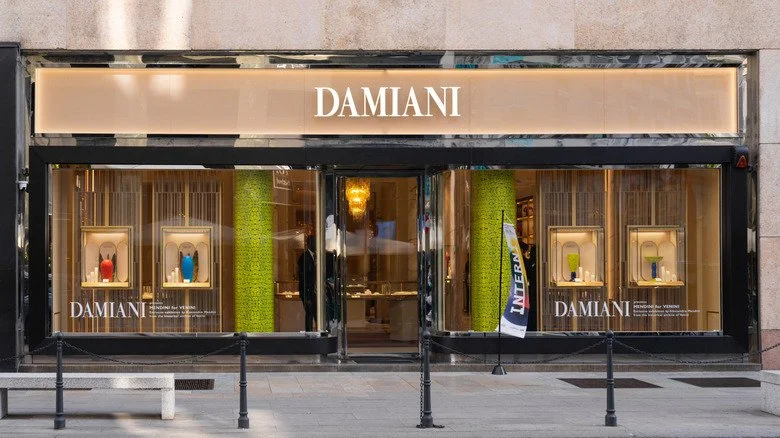 Façade de Damiani à Milan