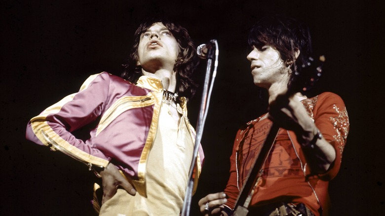 Mick Jagger et Keith Richards des Rolling Stones