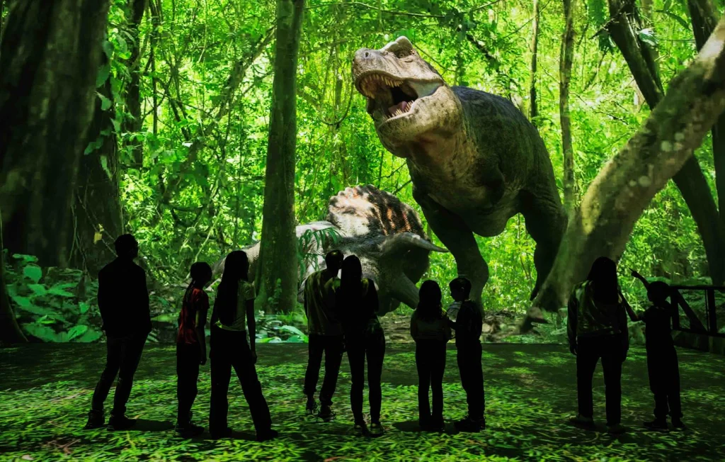 T-Rex et vélociraptors à Paris: expérience immersive dinosaures