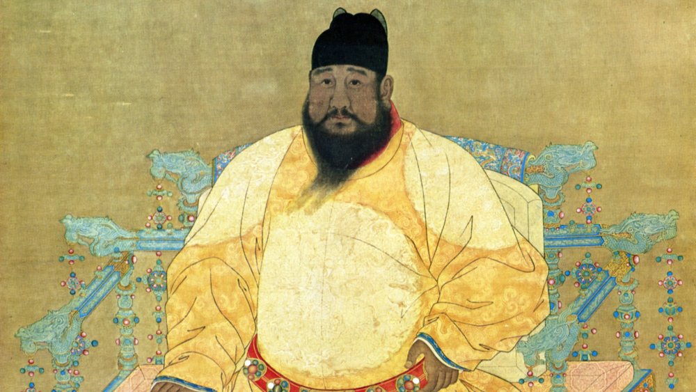 Portrait assis de l'empereur Ming Xuanzong