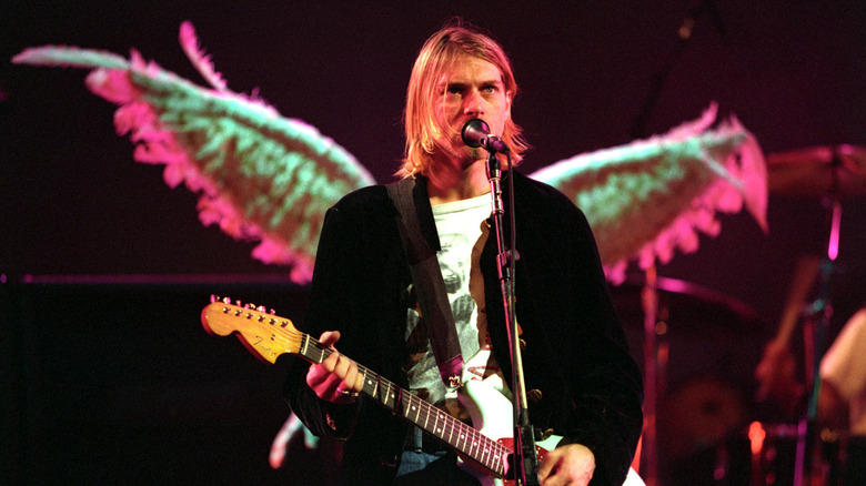 Kurt Cobain sur scène