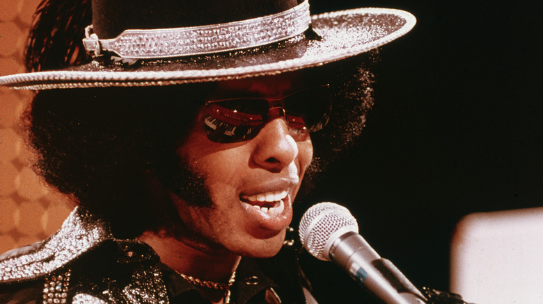 Sly Stone sur scène avec Sly and the Family Stone