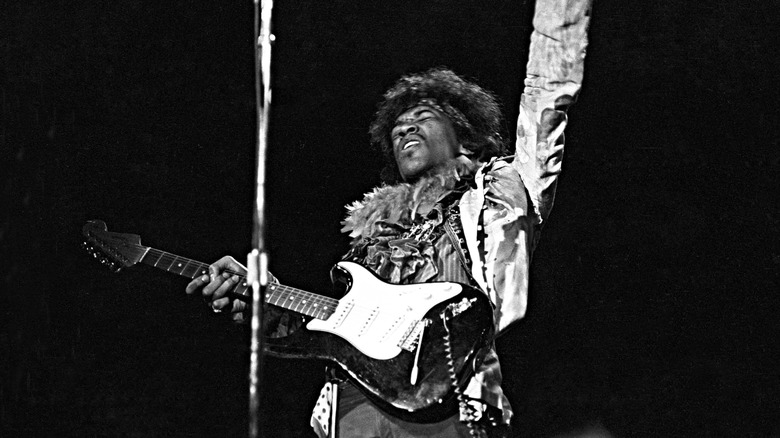 Jimi Hendrix sur scène à Woodstock