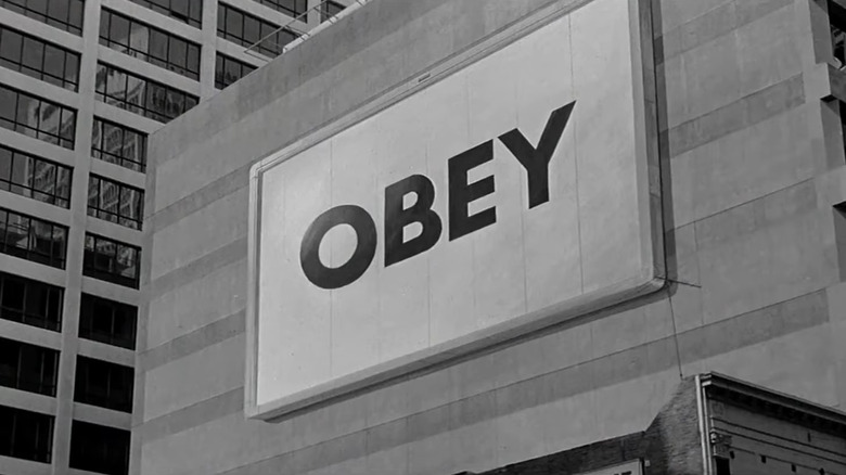 affiche publicitaire obey