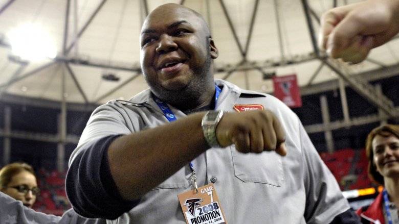 Windell Middlebrooks faisant un poing