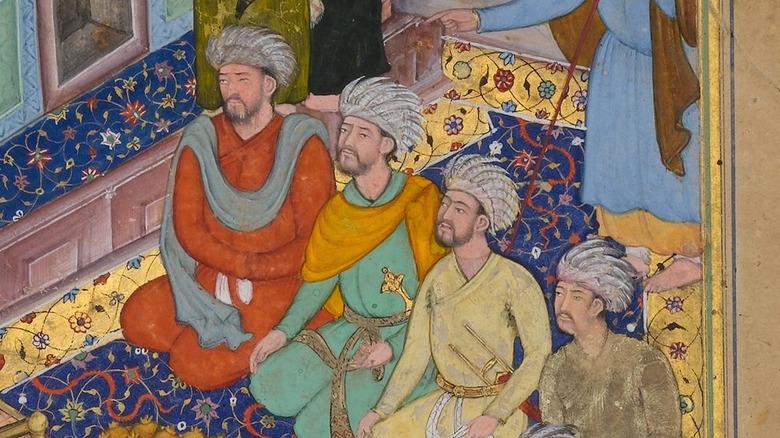 Portrait historique de guerriers mongols