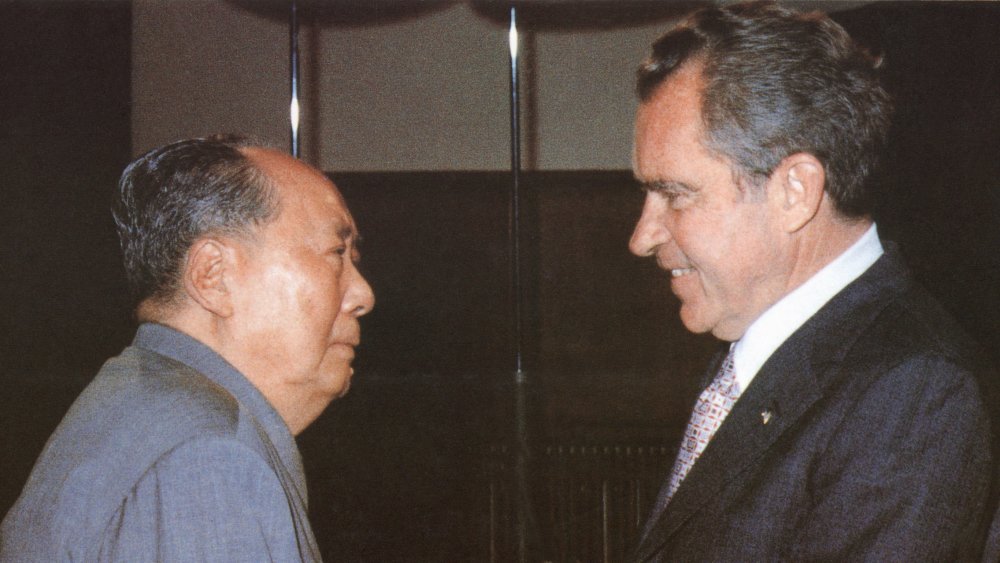 Mao Zedong et Richard Nixon