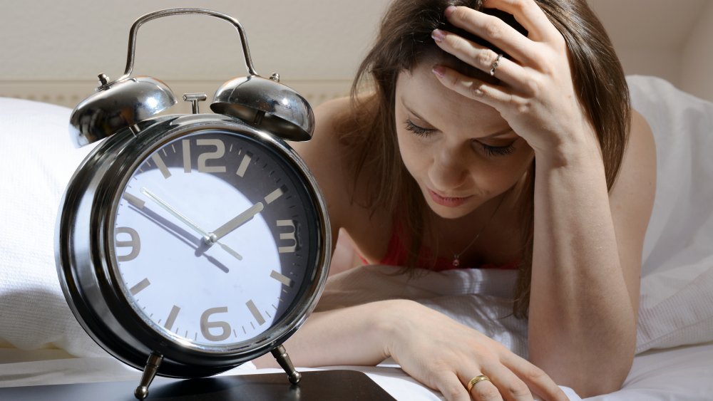 Femme privée de sommeil