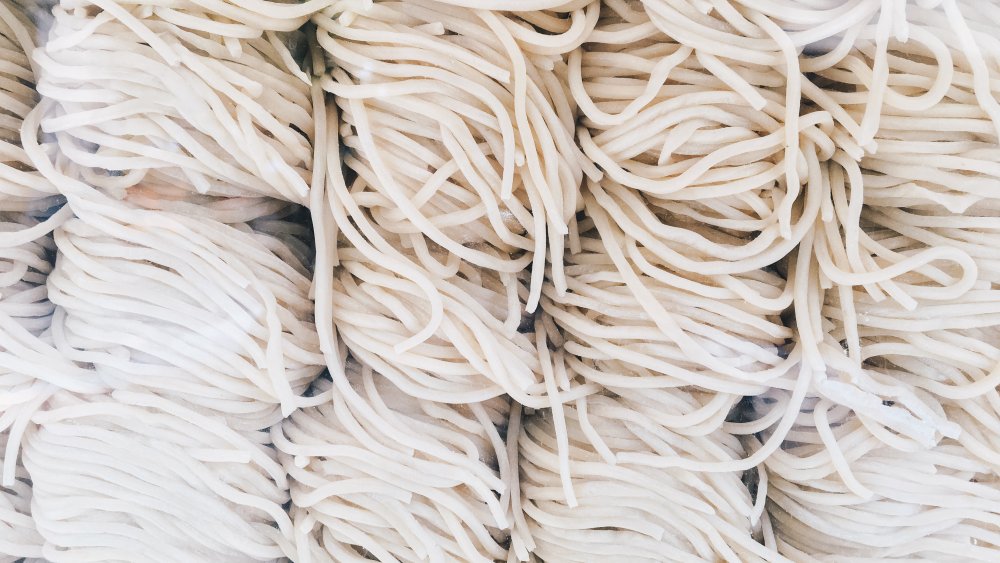 Plat de nouilles commandées