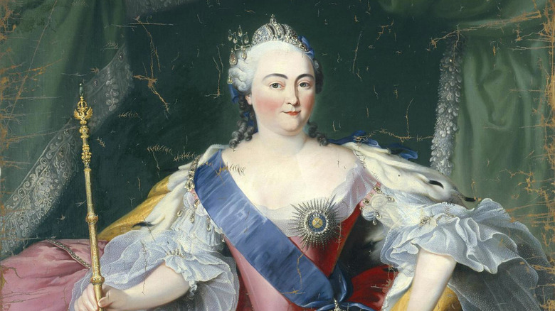 Peinture de l'impératrice Élisabeth de Russie