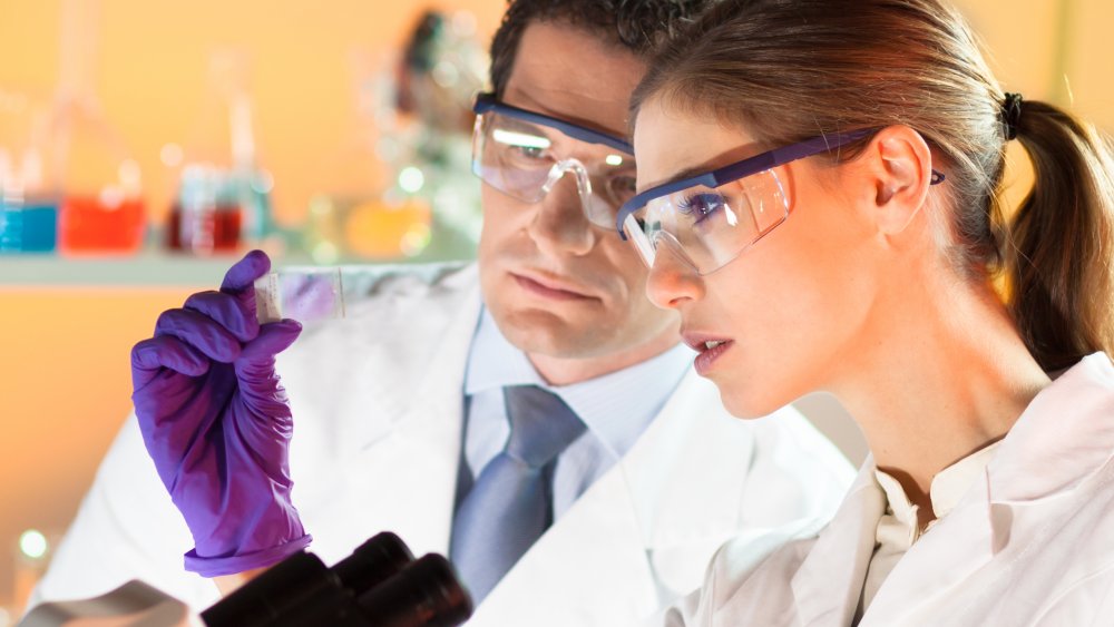 Chercheurs en laboratoire