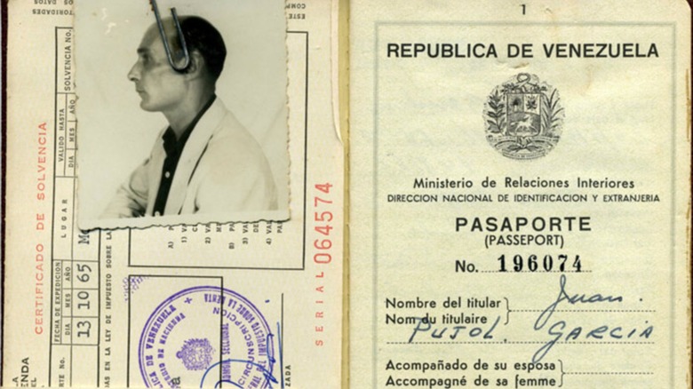 Passeport de Juan Pujol Garcia