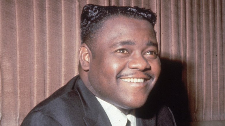Fats Domino souriant