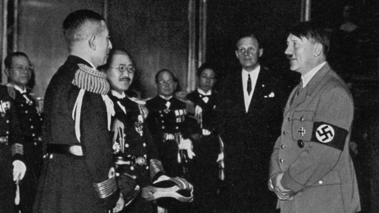Hitler rencontrant une délégation japonaise