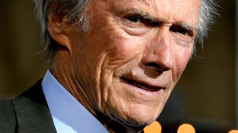 Clint Eastwood à la première d'un film