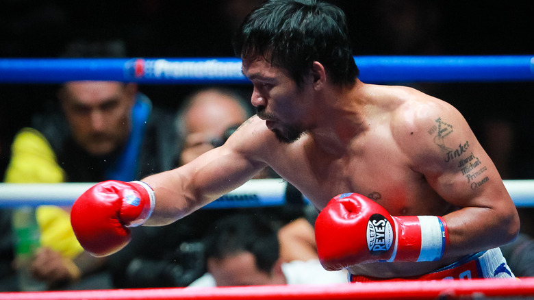 Manny Pacquiao dans le ring