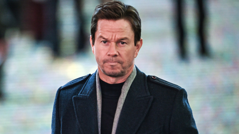Mark Wahlberg sur un plateau de tournage en 2024