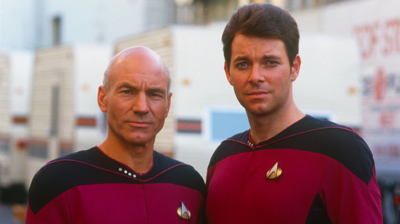 Jean-Luc Picard et l'Amiral Riker