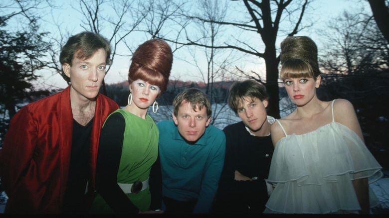 Photo promotionnelle des B-52's à la fin des années 1970