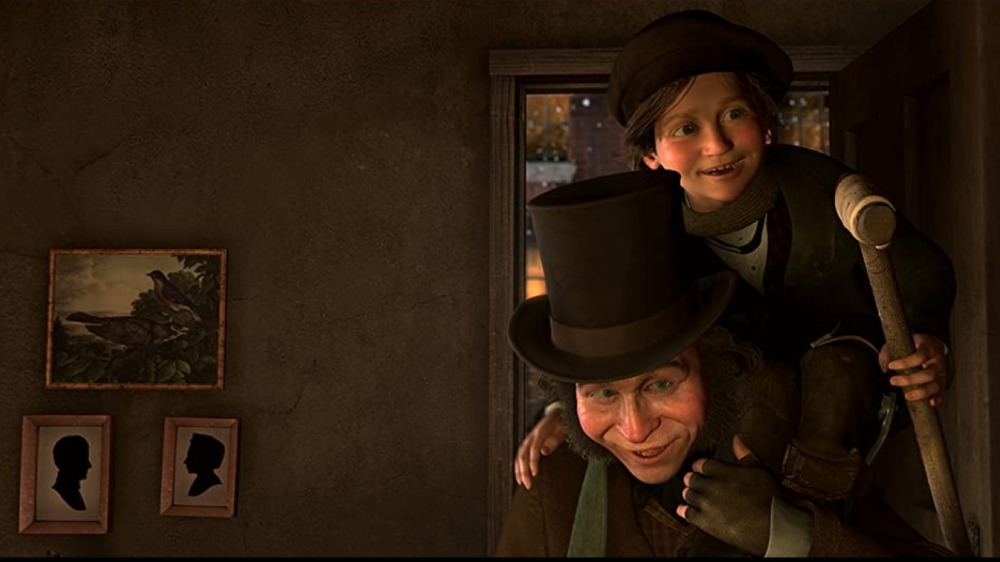 Scène illustrant la vie d'un employé de bureau victorien