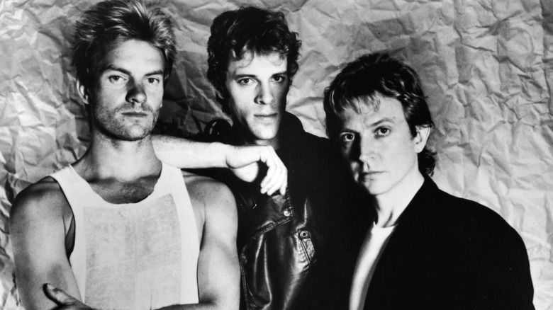 Portrait de The Police en 1983