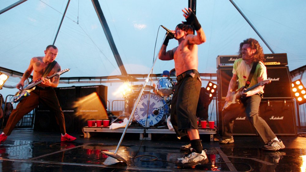Red Hot Chili Peppers on stage