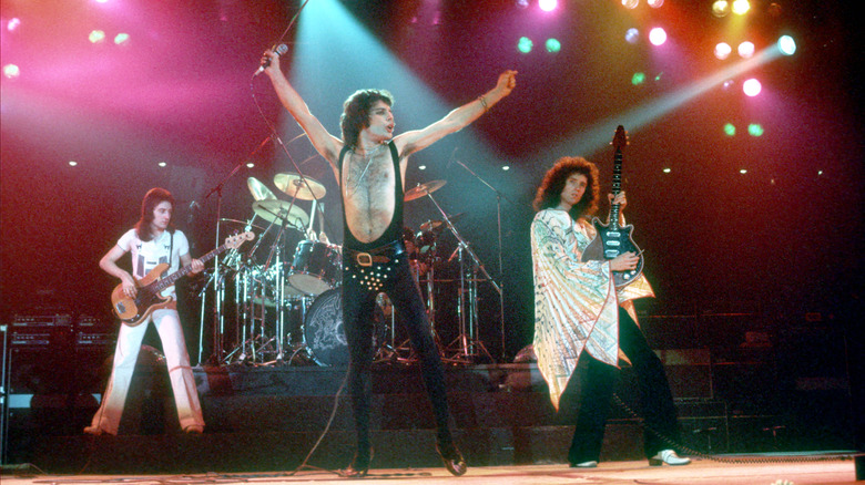 Queen en concert en 1977