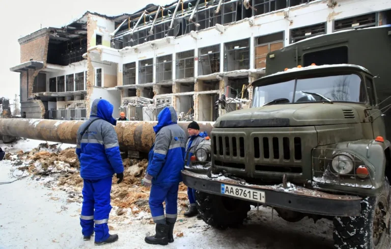Ukraine : Attaque massive sur le réseau électrique par -20°C