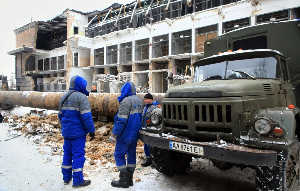 Ukraine : Attaque massive sur le réseau électrique par -20°C