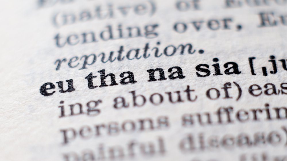 Entrée du dictionnaire pour euthanasia