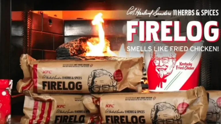 KFC Lance un Bois de Feu Parfumé au Poulet pour Noël