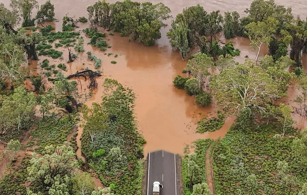 Australie : inondations massives et alerte aux crocodiles