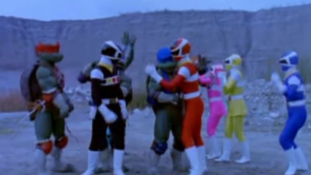 Teenage Mutant Ninja Turtles et Power Rangers in Space