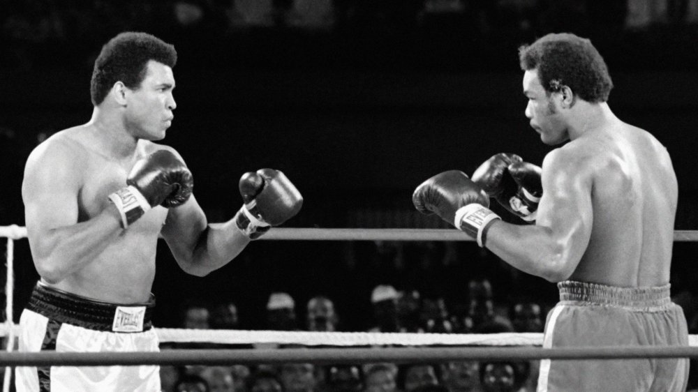 Muhammad Ali et George Foreman lors du Rumble in the Jungle