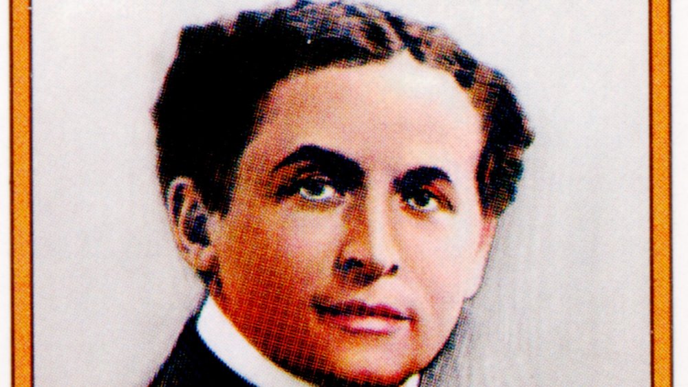 Harry Houdini en performance