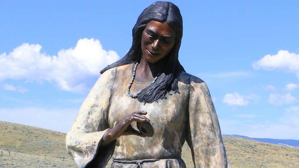 Deux tombes attribuées à Sacajawea