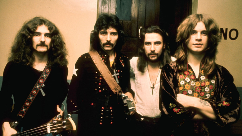Photo promotionnelle de Black Sabbath avec Ozzy Osbourne dans les années 1970