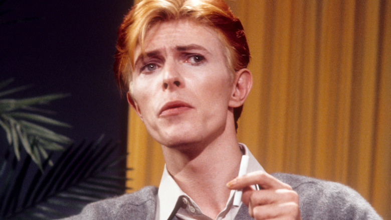 David Bowie lors d'une interview dans les années 1970